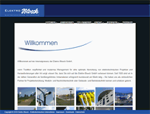 Tablet Screenshot of elektro-bloeck.de